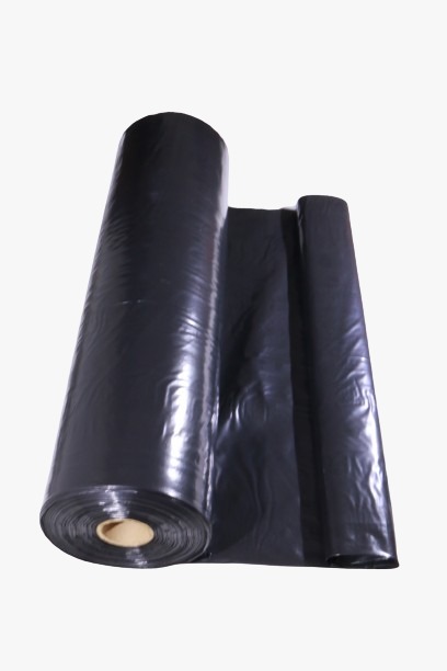 Rollo de polietileno negro de pie