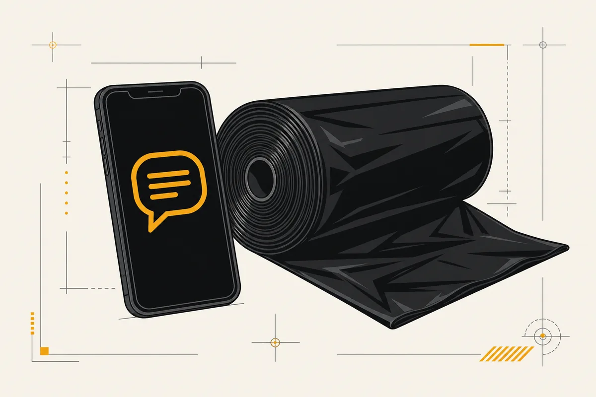 Ilustración: cotiza tu pedido por WhatsApp desde tu teléfono